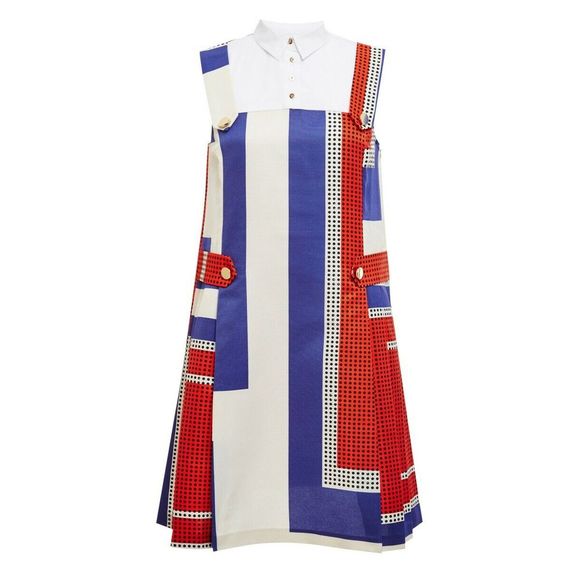 SUNO sz 6 Geometric Print US Made NWT $1835